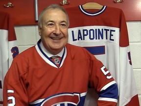 Guy Lapointe won six Stanley Cups during his 14 seasons with the Canadiens, had his No. 5 retired by the team and was inducted into the Hockey Hall of Fame.