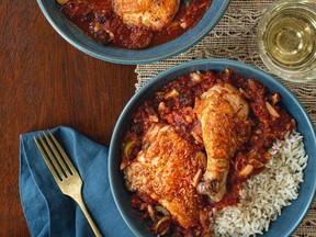 Almond chicken from Treasures of the Mexican Table by Pati Jinich.
