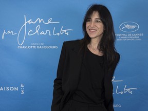 French actress/singer/director Charlotte Gainsbourg, at the premiere of the film she directed, Jane by Charlotte, in Montreal on Monday.
