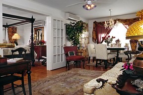 The genteel Renoir Suite at Sabal Palm House.