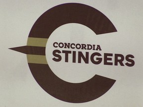 MONTREAL, QUE.:  SEPTEMBER 2,  2015 -- The new Concordia Stingers logo.Concordia University presented to the media the new Stingers brand, logo and uniforms.The new brand is the result of consultation with students, coaches, athletes and alumni. A multi-disciplinary team of students helped create videos, publications and web communications tools while award-winning photographer, videographer and Concordia alumnus John Londono oversaw the photography and video production.