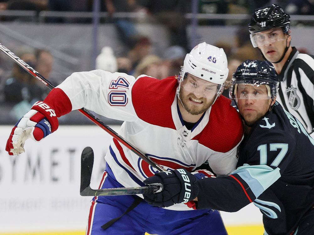 Liveblog: Slafkovsky joins top line for Habs vs. Kraken | Telegraph-Journal