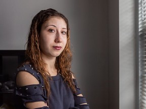 Serena Rauch, at home in Côte-St-Luc on Friday February 18, 2022. Her eating disorder has been exacerbated by the pandemic.