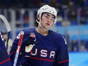 Canadiens prospect Sean Farrell took time out from his college season at Harvard to represent the United States at the Beijing Olympics.
