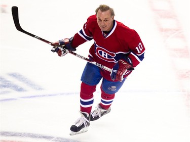 MONTREAL, QUE.: DECEMBER 5, 2010 -- Hockey legend Guy Lafleur during his farewell game between the Anciens Canadiens and the Hall of Famers at the Bell Centre in downtown Montreal on Sunday, December 5, 2010.