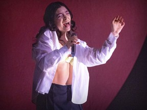 Lorde performs at Place des Arts in Montreal Thursday April 7, 2022.