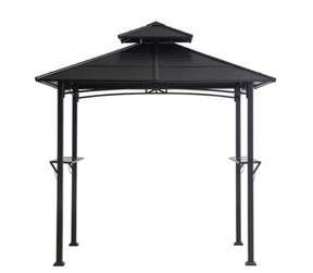 Stay protected from the sun and summer rainstorms while at the Grill. hometrends 5X8- foot Hardtop Grill Gazebo, $ 648, www.walmart.ca