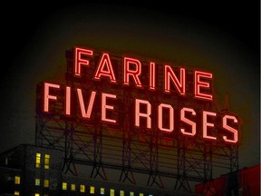 The Five Roses sign is a Montreal landmark.