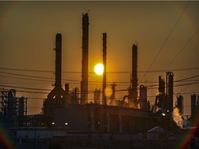 A refinery in Montreal East.