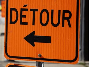 Transport Quebec says one of two lanes on the ramp from westbound Highway 20 to Highway 138 will be closed between 11 p.m. Sunday and 5 a.m. Tuesday, April 19.