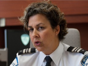 New interim Montreal police chief Sophie Roy in 2010, when she was commander of Station 39 in Montreal North.