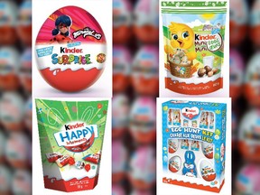 Several Kinder chocolate products have been recalled.