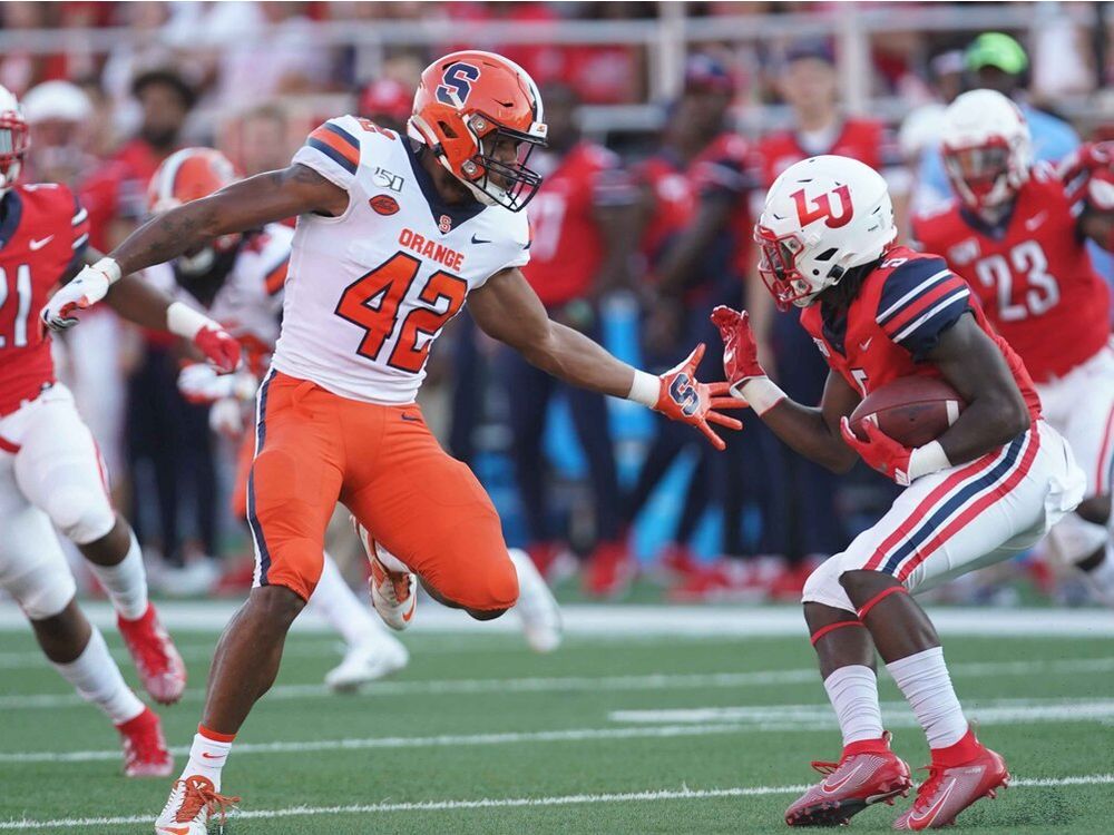 Alouettes select former Syracuse linebacker Tyrell Richards with 1st pick  of CFL draft