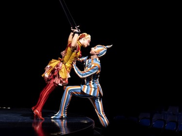 A scene from Cirque du Soleil's Kooza, in Montreal in 2022.