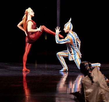 A scene from Cirque du Soleil's Kooza, in Montreal in 2022.