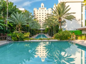 The National Hotel Miami Beach’s attractions include two swimming pools.