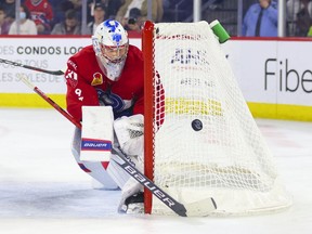 During his three seasons of pro hockey after leaving Northeastern University, goalie Cayden Primeau has played well with the AHL's Laval Rocket but struggled when called up by the Canadiens.