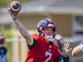 Veteran Trevor Harris started at quarterback on Saturday. He completed nine of 12 passes for 124 yards against the Ticats' starting defence, leading the Als to a touchdown — a four-yard pass to Reggie White Jr. — on their opening drive, followed by a field goal.