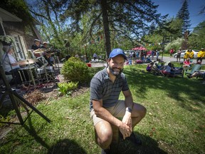 Brian Miller, president of Les Amis de Village Beaurepaire and the organizer of the Big Beau Garage Sale, said more than 120 garage sales and seven mini-porchfest concerts were held on Saturday.