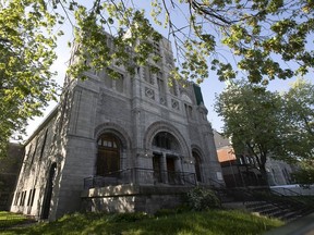St. Gabriel's Catholic Church in Pointe-St-Charles, seen on Friday May 20, 2022, is crumbling now, but it was long a focal point for Montreal's Irish community starting in the late 1800s.