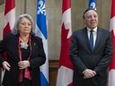 Governor General Mary Simon meets Quebec Premier François Legault Wednesday, May 4, 2022 in Quebec City.