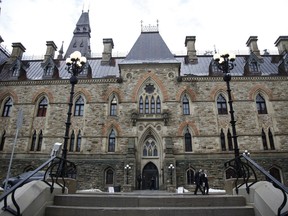 The West Block building of Parliament Hill, the temporary home to the House of Commons, in Ottawa.