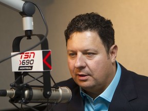 TSN Radio 690 daytime host Tony Marinaro is photographed at the station during theTSN Radio 690 open house for its new studio on April 11, 2014