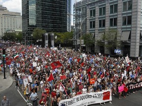 Students demonstrate against tuition increases in Montreal on June 22, 2012 during what came to be known at the Maple Spring. "Whether or not one agreed with their protests, one could appreciate how the students mobilized and the impact they made," Robert Libman writes.