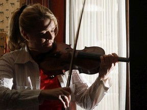 Violinist Angèle Dubeau.