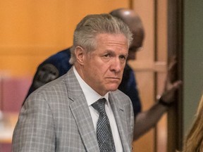 Tony Accurso is seen at the Laval courthouse on May 7, 2018.