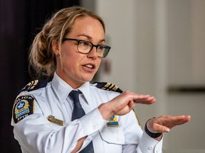 "The big challenge for the Montreal police is to get people to file complaints for hate crimes and hate incidents, Montreal police Commander Anouk St-Onge says. "They need to know what they are, that if there is a hate crime or a hate incident we will take their complaint and it will be investigated."
