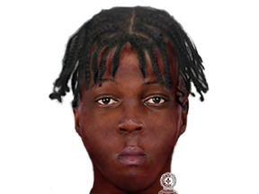 An artist’s sketch of a man Montreal police are looking for in connection with two recent stabbings