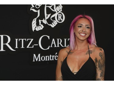 Katerina Andrianakos, a certified strength trainer, on Instagram as Kill It With Kat, at the Grand Prix Party at the Ritz-Carlton Hotel in Montreal Friday, June 17, 2022.