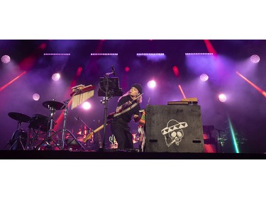 Tash Sultana at the opening blowout concert at the Montreal International Jazz Festival on Thursday June 30, 2022.