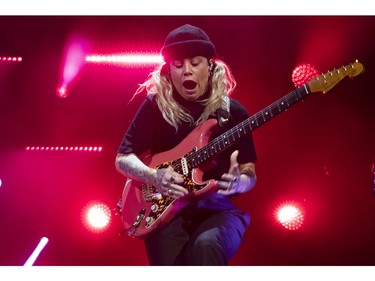 Tash Sultana at the opening blowout concert at the Montreal International Jazz Festival on Thursday June 30, 2022.