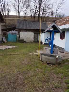 The barn in Nizniow, which today is in Ukraine, that served as a hiding place for the Buchwald family during the Second World War. Photo courtesy Sam Langleben.