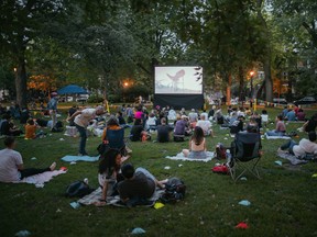 Cinéma sous les étoiles will screen nearly 60 films in 20 parks and outdoor venues. It runs till Sept. 9.