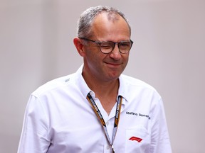 Stefano Domenicali, CEO of the Formula One Group, looks on during qualifying ahead of the F1 Grand Prix of Monaco on May 28, 2022, in Monte Carlo, Monaco.