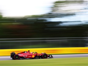 Charles Leclerc of Monaco driving the (16) Ferrari F1-75 on track during practice ahead of the F1 Grand Prix of Canada at Circuit Gilles Villeneuve on June 17, 2022 in Montreal, Quebec.