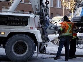 A Montreal tow truck.