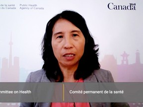 Chief Public Officer of Health Theresa Tam appears before the House of Commons health committee on June 8, 2022.