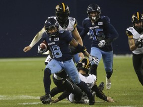 Chandler Worthy, often played wide receiver when he suited up for the Argonauts. He had his best game as pro against the Alouettes in 2019, with nine catches for 93 yards and one touchdown.