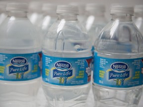 Quebec's basic royalty fee is $2.50 per million litres of water, however that increases to $70 per million litres when the water is bottled or used to make drinks, among other uses.
