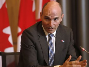 Health Minister Jean-Yves Duclos makes an announcement in Ottawa on June 14, 2022.