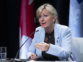 Andrée Laforest, Quebec's minister of municipal affairs and housing.