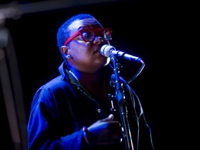 Meshell Ndegeocello performs during the Montreal International Jazz Festival at Club Soda in Montreal, Sunday, July 1, 2012,