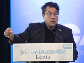 "Sometimes I feel like Al Pacino in the Godfather 3," Bernard Drainville quipped in flawless English about his return to politics with the CAQ. "I wanted to get out of it and they pulled me back in."