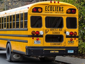 A Quebec school bus