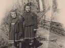 Vera Doederlein,11 (left), with her sister Rosemarie, 13, in Germany in April 1954. They sailed for Montreal in September and, later that year, Rosemarie disappeared.