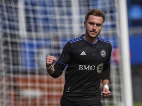 Djordje Mihailovic, pictured, co-leads Montreal with seven goals this season, the same number as Romell Quioto.